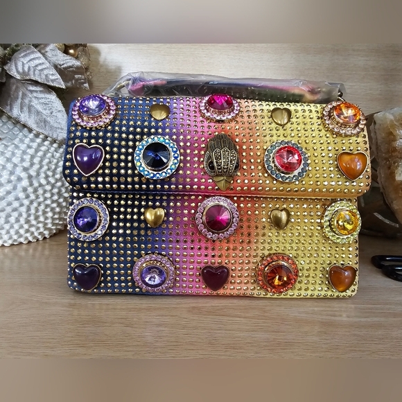 Kurt Geiger Handbags - Kurt Geiger Medium Kensington Gem .